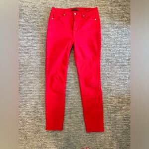 Judy Blue RED tummy control - high rise jeans - Like NEW